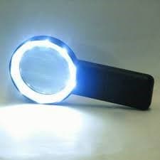 ILLUMINATED MAGNIFIER-75MM/6X