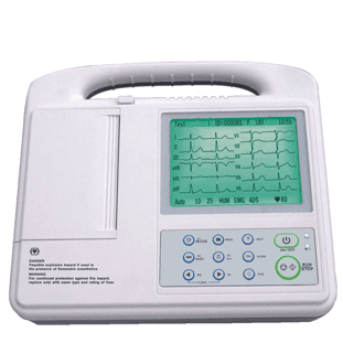 PORTABLE 3 CHANNEL ECG MACHINE