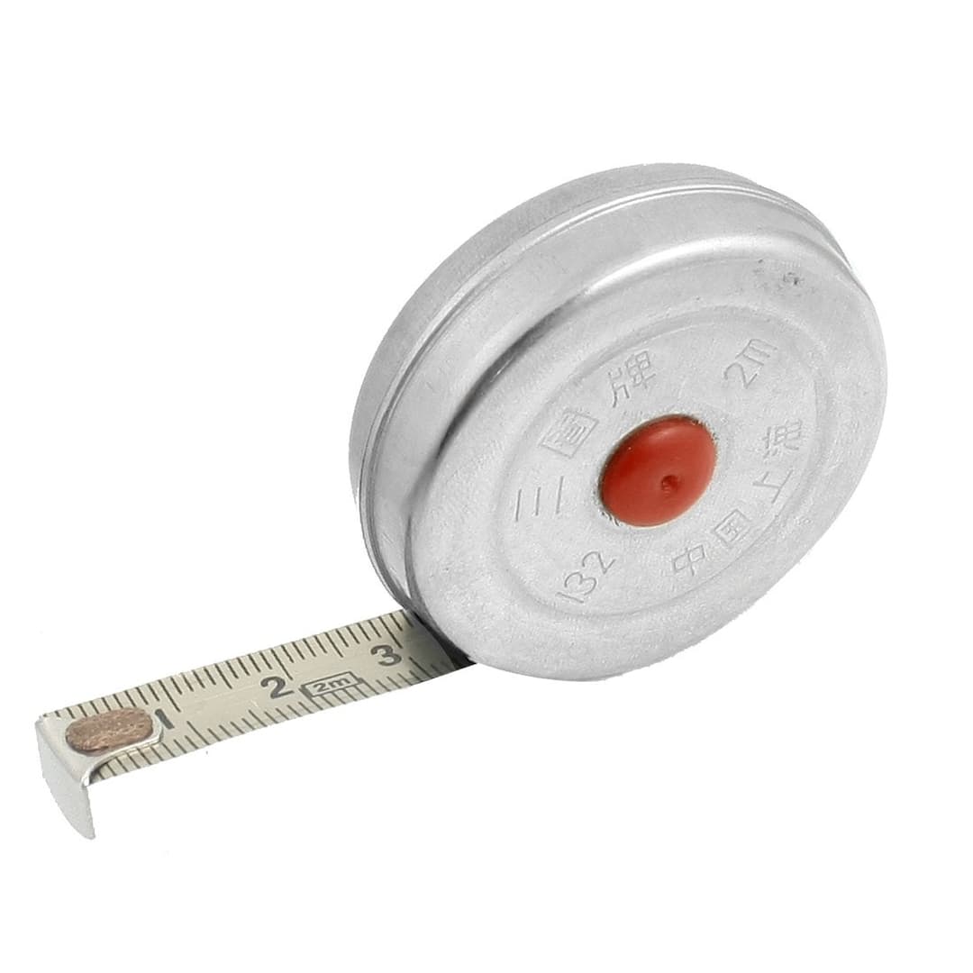 RETRACTABLE METRIC STAINLESS STEEL TAPE MEASURE SIZE 2000MM