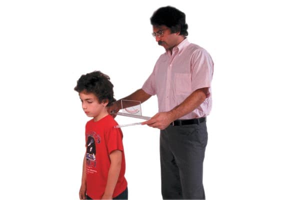 BODY LEVEL TO DETERMINE WHETHER BODY PARTS ARE PROPERLY ALIGNED