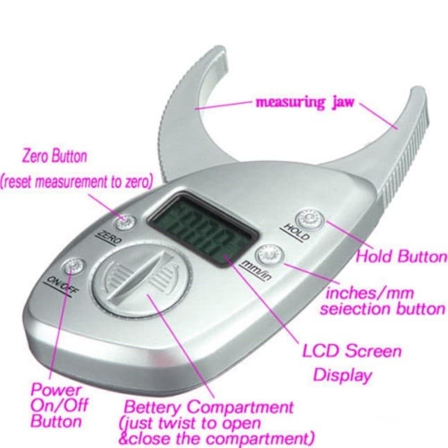 DIGITAL BODY FAT CALIPER