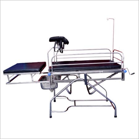 OBSTETRIC LABOUR TABLE TELESCOPIC (FIXED)