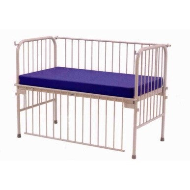 PAEDIATRIC BED WITH DROP SIDE RAILS
